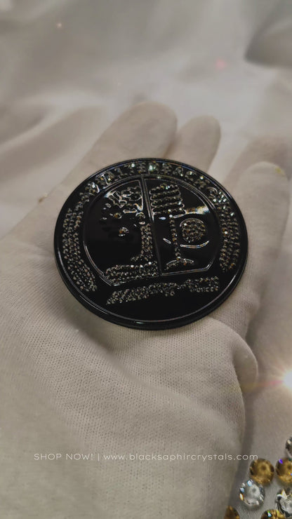 Original OEM | Mercedes-Benz AMG Affalterbach Logo Motorhaube | mit original Preciosa® Kristallen