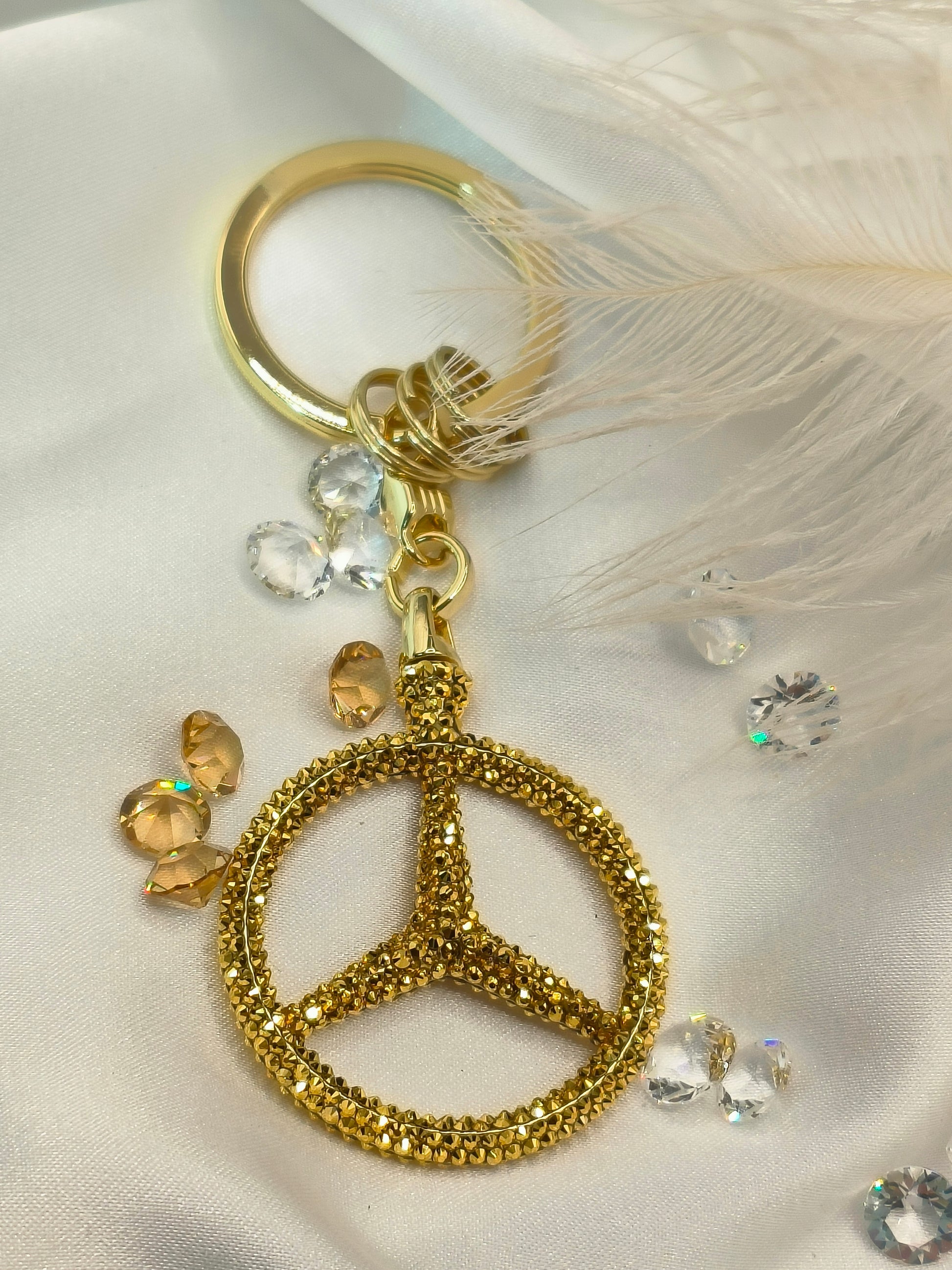 Keychain Genuine Mercedes Benz Swarovski Crystal Keychain Original