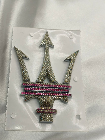 Original OEM | Maserati Logo Emblem Set links+rechts ab modell 2021 | mit original Preciosa® Kristallen