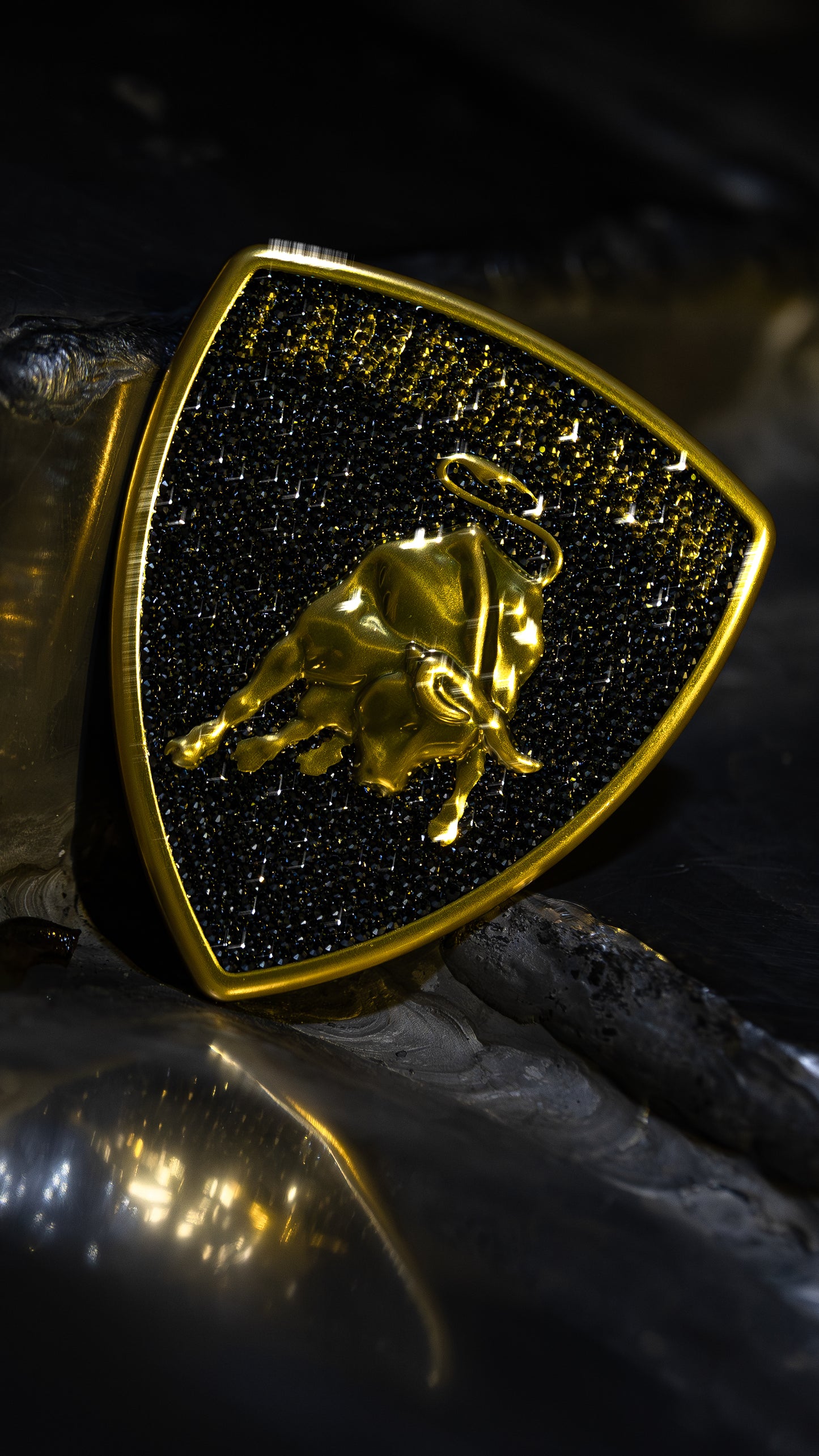 Lamborghini Urus SE | Preciosa Kristalle | Schweizer maßgefertigtes Original OEM | Luxusauto Zubehör  | Badge Logo Emblem Set Komplett
